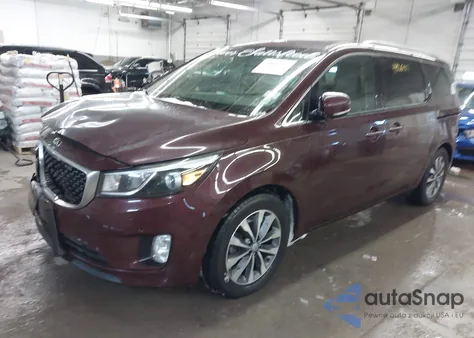 2017 Kia Sedona Sx из США, поврежденный, VIN KNDMC5C18H6324431